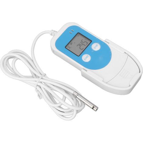 Wiederverwendbares, hochpräzises digitales Temperatur- und Feuchtigkeitsmessgerät mit PDF-Bericht, USB-Kühlschrankthermometer für das Kühlkettenmanagement (1/5)