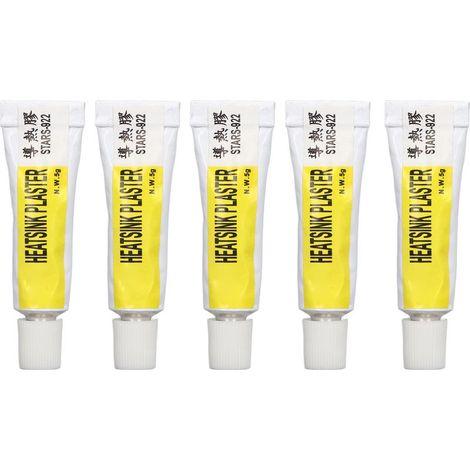 Pâte thermique CPU 300 ℃, graisse de Silicone isolée résistante à la chaleur pour imprimante 3D, 5 pièces (1/5)