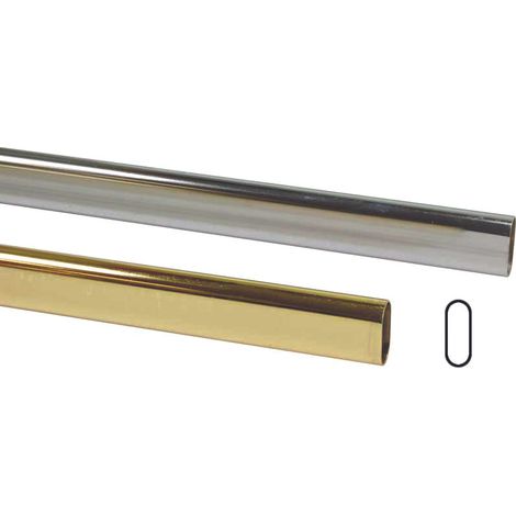 TUBO ARMADIO OVALE CROMATO (1/7)
