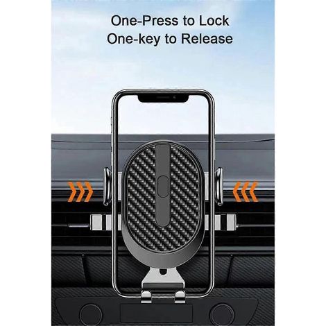 Support universel à ventouse pour téléphone de voiture, compatible avec les smartphones de 4 à 7 pouces (1/5)