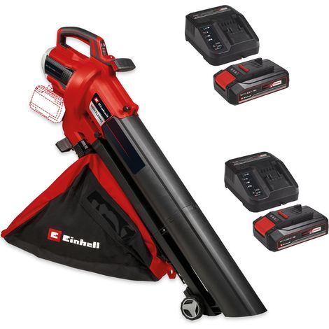 Einhell Twin 18v/36v Leaf Blower Vacuum Power X-Change 2 x 2.5AH Battery Pack (1/5)