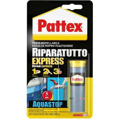ADESIVO EPOSSIDICO 'RIPARATUTTO EXPRESS ACQUASTOP' PATTEX 48 gr