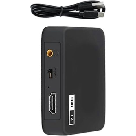 Extracteur audio HDTV, sortie audio SPDIF 3,5 mm HDTV vers HDTV, adaptateur convertisseur audio pour téléviseur haute définition 4K, compatible avec les haut-parleurs de consoles de jeux, disponible e (1/5)
