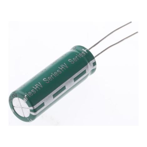 Supercondensateur, 10F, 2.7V c.c., Traversant, 10.5 (Dia.) x 31.5mm, pas de 5mm, -40 °C  +65 °C. ( Prix pour 1 )