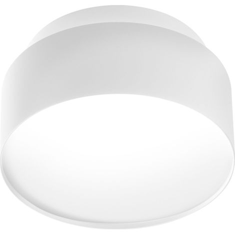 Plafonnier Gfa1072 Led 2W+16W 1350Lm 3000K 120° Cri90 Structure En Aluminium Blanc Satiné Double Émission - Gealuce (1/3)