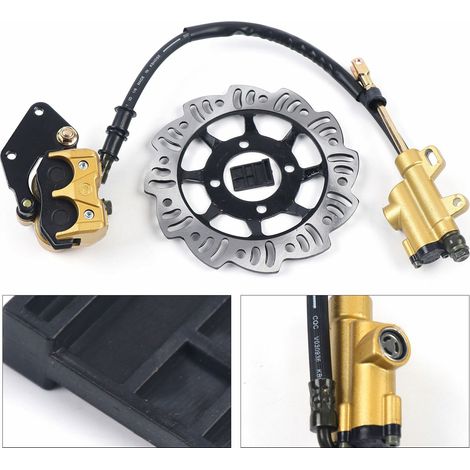 Hinten Hydraulik Bremsen Kit Bremse Scheibe 4-Takt 49-125cc Mini & Pocketbike (1/5)