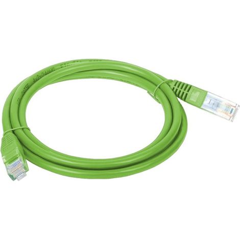 Patchkabel U/UTP Kat. 5e PVC 5,0 m grün alantec