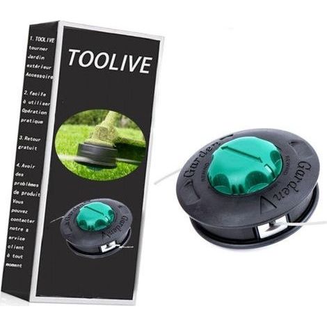 2 pièces Tête de Débroussailleuse Load E Go Head, OLEOMAC, 130 MM, M 10X1.25 F, Tête de débroussailleuse universelle en Métal, S'adapter à Toutes les Débroussailleuses Sthil, Husquarna (1/5)