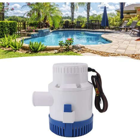 Pompa di sentina automatica e silenziosa da 3000 GPH in ABS da 40 mm per laghetti e barche - Pompa sommergibile impermeabile con protezione termica - Facile sostituzione (1/4)