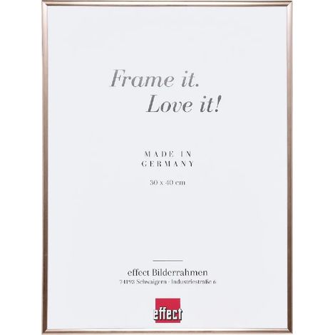 Cadre photo ART 40x40 cm, rose avec verre standard — Effet (1/4)