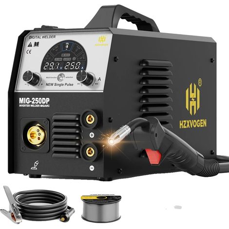 Machine à souder, alimentation automatique en fil, certifiée CE, dimensions compactes (1/2)