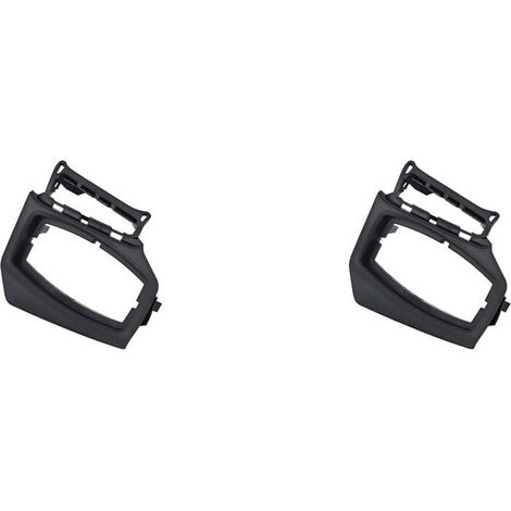 Dos embellecedores para el interruptor de los faros delanteros, compatibles con los modelos Ford Focus de 2012 a 2014.