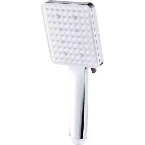 Pommeau de douche carré large avec commande à une main, haute pression (1/5)