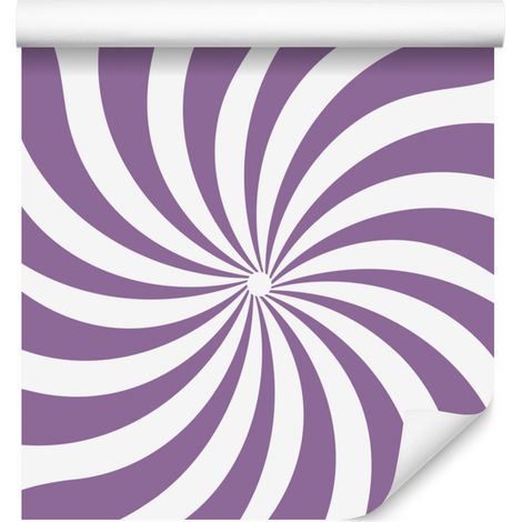 Hippie-Tapete, Hintergrund, Lila und Weiß, für Wohn- und Schlafzimmer, 50 x 1000 cm (1/5)