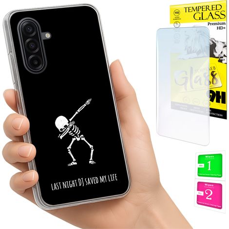 Custodia per Samsung Galaxy A17 5G, cover fotografica, cover posteriore + vetro 9H (1/5)
