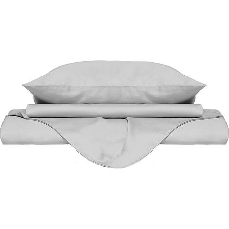 Copripiumino Matrimoniale con Sacco e Federe Doubleface Bianco/Bianco (1/4)