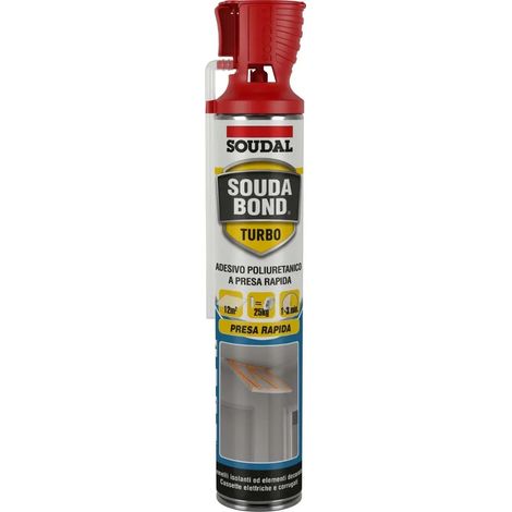 SCHIUMA POLIURETANICA SOUDABOND TURBO GUN 750ML.