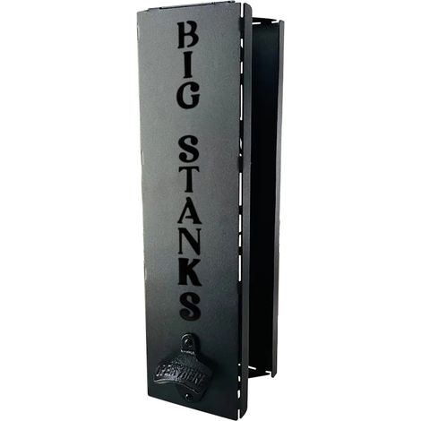 Support Pour Canettes - Porte-Canettes Métallique Avec Ouvre-Boîte Intégré - Fixation Murale - Pour Garage Ou Cuisine - 1 Pièce (1/5)