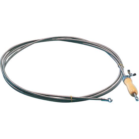 Rohrreinigungswelle D.10mm L.5m Krallen-D.20mm verst.Handgriff