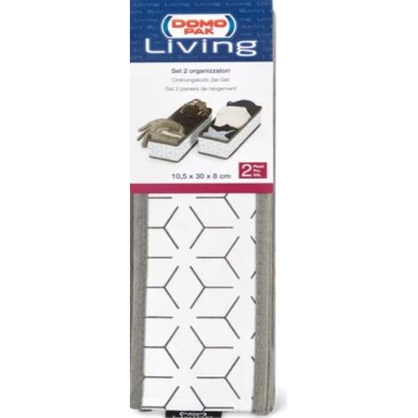 DOMOPAK LIVING - SET 2 DIVISORI PER CASSETTI METRIK PEVA 30X10,5X8CM