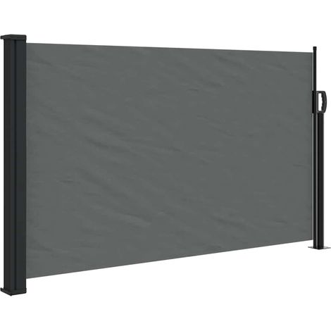 Toldo lateral retráctil antracita 120x600 cm vidaXL