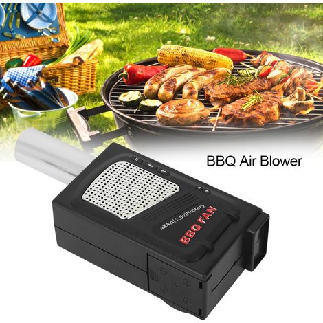 Souffleur d'air BBQ portable léger pour camping, pique-nique et cuisine en plein air, ventilateur de braise manuel. (1/3)