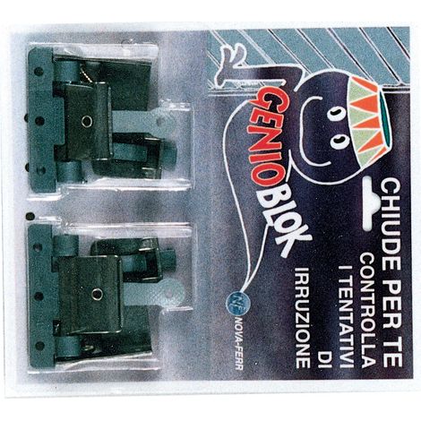 BLOCCA TAPPARELLA GENIOBLOCK ACC INOX DX E SX- 1,0 confezione