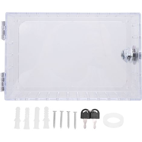 Boîte de verrouillage de Thermostat transparente avec clé, maintien précis de la température, protection universelle haute Visibilité.