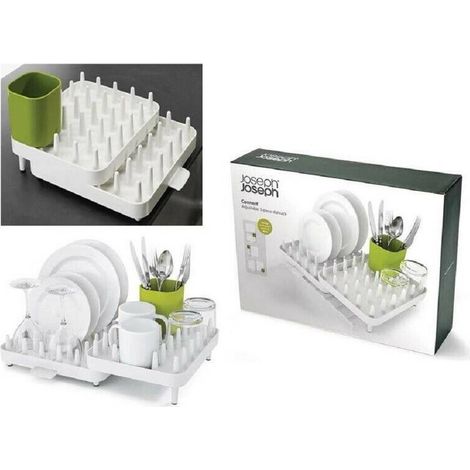 TrAdE Shop Traesio - Scolapiatti Multiuso Organizer Bicchieri Tazze Piatti Salva Spazio Cucina -