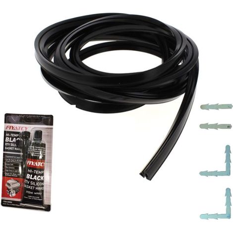 Kit joint four universel silicone haute température 85g – Pour fours et cuisinières – Résistant jusqu'à 300°C – Installation facile