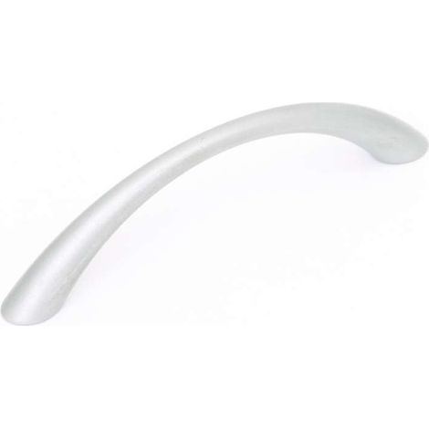 MANIGLIA IN METALLO MODERNA ARGENTO 64MM TIPO E