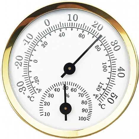 Thermomètre hygromètre, hygromètre et thermomètre analogique 2 en 1,mini thermomètre, moniteur d'humidité de jardin (1/5)