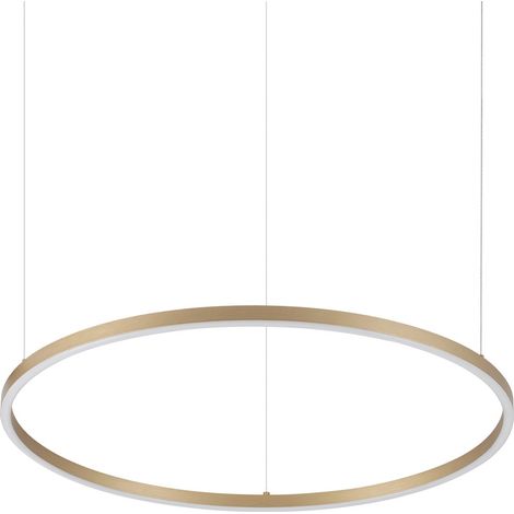Ideal Lux Sospensione Moderna ORACLE 1 luce LED integrato ottone alluminio