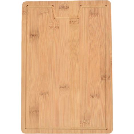 1 pièce Planche à découper en bambou naturelle 28×19 cm double face pour évier domestique, multifonction non peinte et brute (1/5)