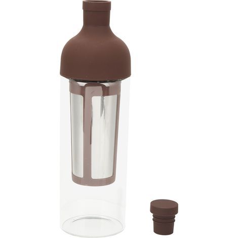 Bouteille à Café Froid Double Paroi avec Filtre Inox - Cafetière à Cold Brew 1000ml pour Maison (1/5)