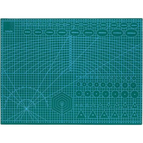 Tapis de découpe auto-cicatrisant A2 - Surface antidérapante double face - Auto-cicatrisant - Idéal pour les loisirs créatifs, le tissu, le patchwork, la couture et le scrapbooking.