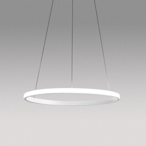 Lampadario moderno gea luce iole s1 b 28w led alluminio sospensione (1/5)