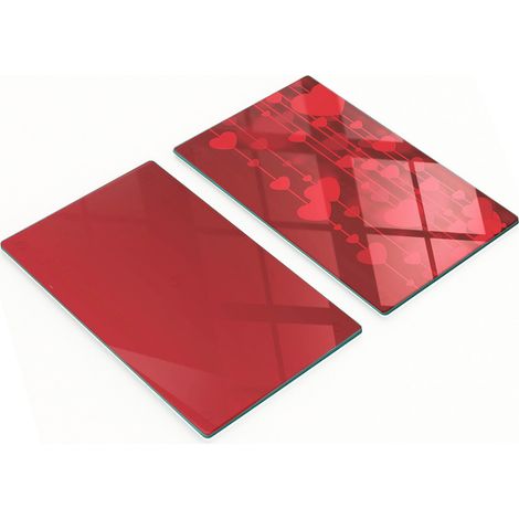 Planches de cuisine décoratives en verre multifonctionnelles pour la Saint-Valentin 2x30x52 cm (1/5)