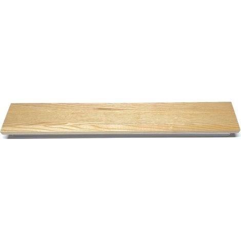 Aplique de pared LED 25W – Madera de fresno – Luz cálida 3000K – Diseño minimalista rectangular – Uso interior – F-Bright (1/3)