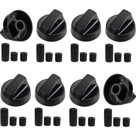 Set di 8 manopole di ricambio universali (con 24 accessori) - Manopola di controllo resistente al calore (1/5)
