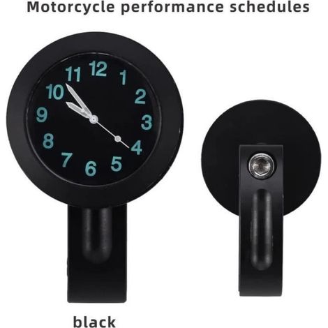 Horloge de Guidon - Universelle - Étanche - Résistante aux Chocs - Design Texturé (1/4)