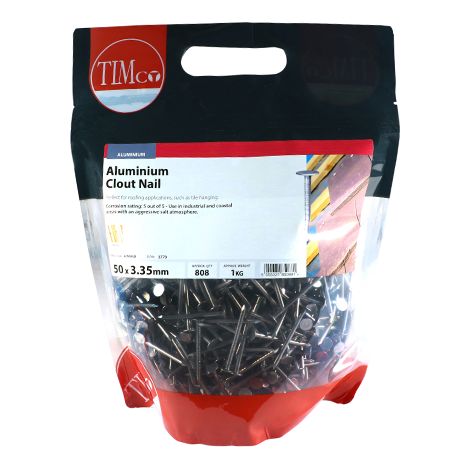TIMCO Clout Nails Aluminium - 50 x 3.35