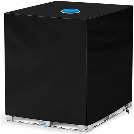 Wassertankabdeckung, Abdeckung für 1000-Liter-IBC-Tank, staubdicht, UV-beständig, regendicht (116 x 100 x 120 cm), obere Öffnung misst 30 cm.
