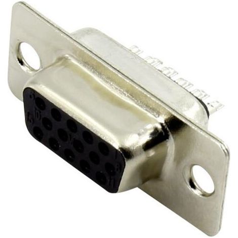 Connfly DS1035-15FBNSISS SUB-D femelle 180 ° Nombre de pôles: 15 à souder 1 pc(s) Y600841 (1/3)