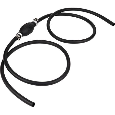 Jeffergarden Ensemble de conduite de carburant, tuyau flexible universel de 3/8 po avec amorceur manuel pour VR et bateaux-DOU