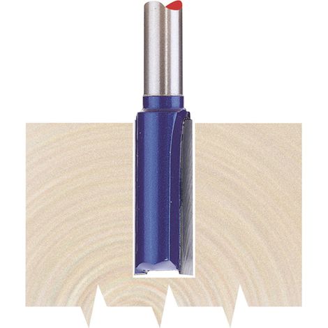 Draper 1/2" Straight 19 x 25mm TCT Router Bit (75351) (1/5)