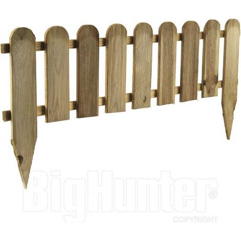 Valla de madera modelo inglés