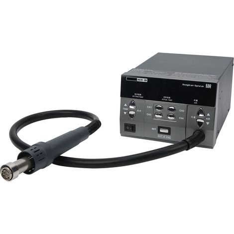 Station de soudage à air chaud 8620DXEU pour réparation de carte mère CPU, fer à souder, prise 220V, table de travail (1/5)
