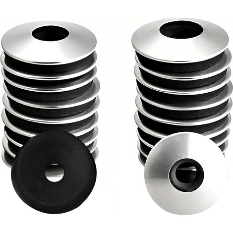 Lot de 50 Rondelles Étanches M8 x 19 mm – Rondelles Inox avec Joint EPDM pour Vis, Rondelles d’Étanchéité pour Toiture, Métal et Fixations (1/5)