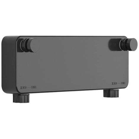 Corde À Linge Rétractable Double Fil d'acier De 5,2 M,sans Perçage Étendoir À Linge Extensible Murale pour Intérieur/Extérieur, Jardin, Blanchisserie, Balcon, Hôtel,Noir (1/5)